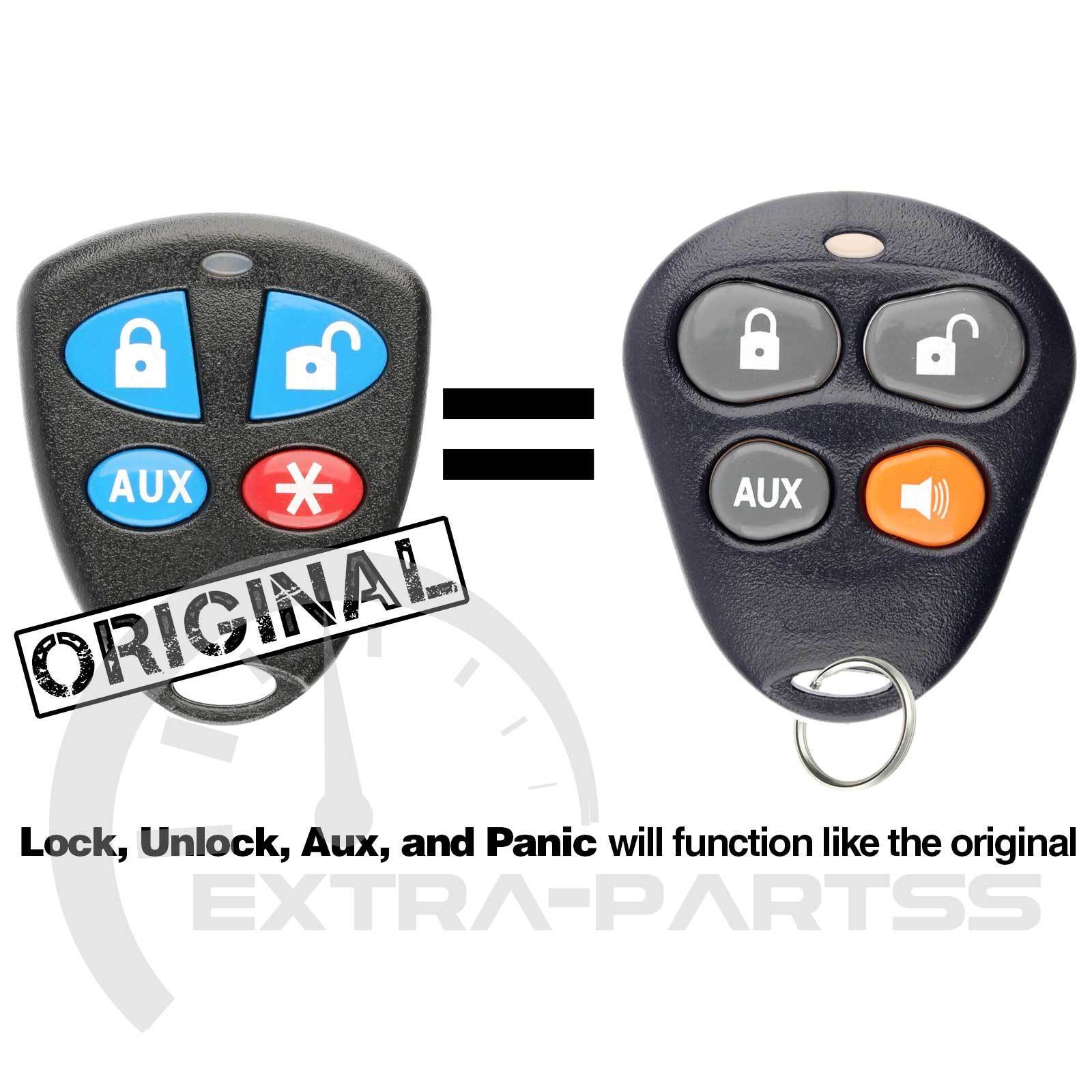 New Replacement Automate 4Btn Keyless Entry Remote Car Key Fob For EZSDEI474V