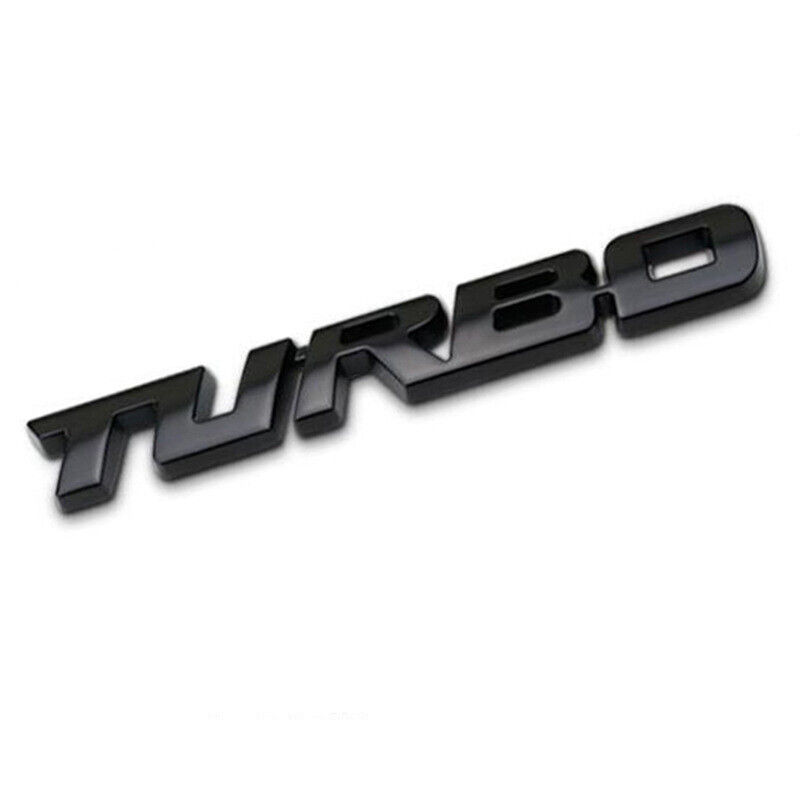 Universal Metal Turbo Badge Emblem Car Auto Fender Trunk Tailgate Decal Sticker