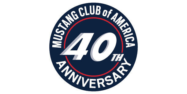 Decal - Mustang Club of America 40th Anniversary