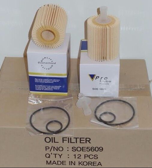 Wholesales Price 12 Engine Oil Filter L25609  Made In Korea Fits:Lexus & Toyota 