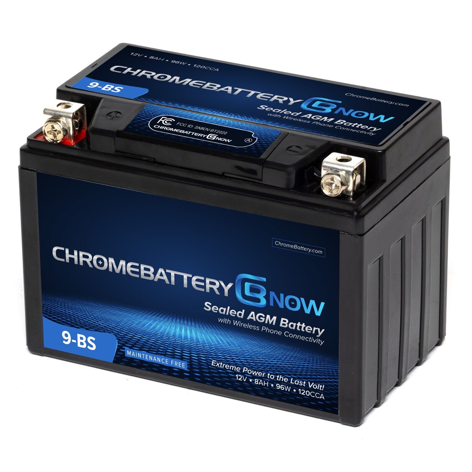 YTX9-BS Wireless Smartphone Connectivity High Performance Motorcycle Battery