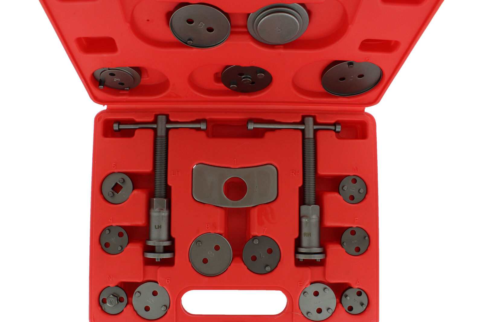 ABN Front and Rear Caliper Brake Rewind and Piston Compression 18-Piece Tool Kit