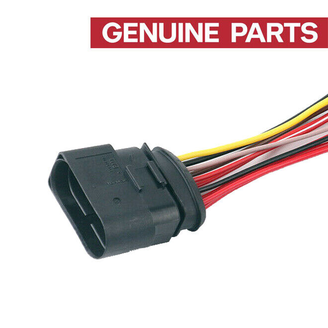 Genuine 10-Pin Electric Connector Plug Pigtail For AUDI VW SEAT Skoda 1J0973835