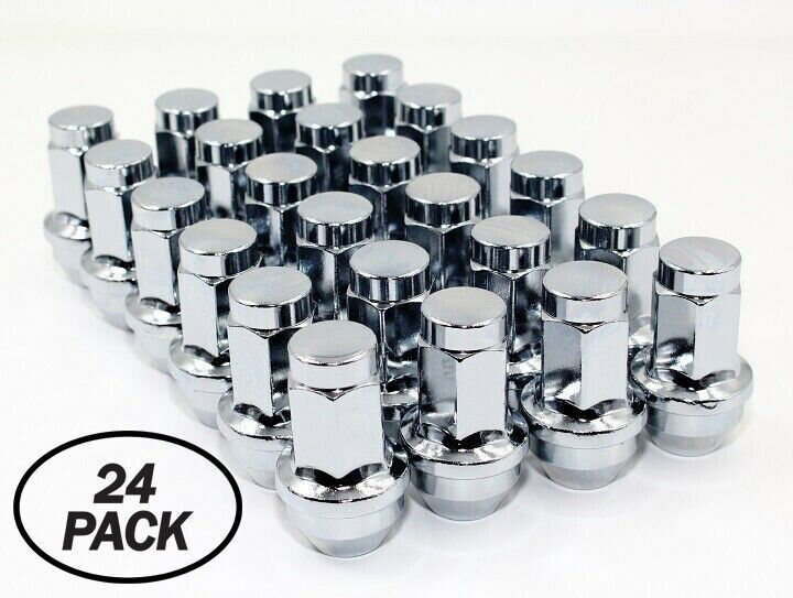 24 14x2 Chrome Factory Style Lug Nuts 4L3Z-1012-A 7L1Z1012A Ford F150 Expedition