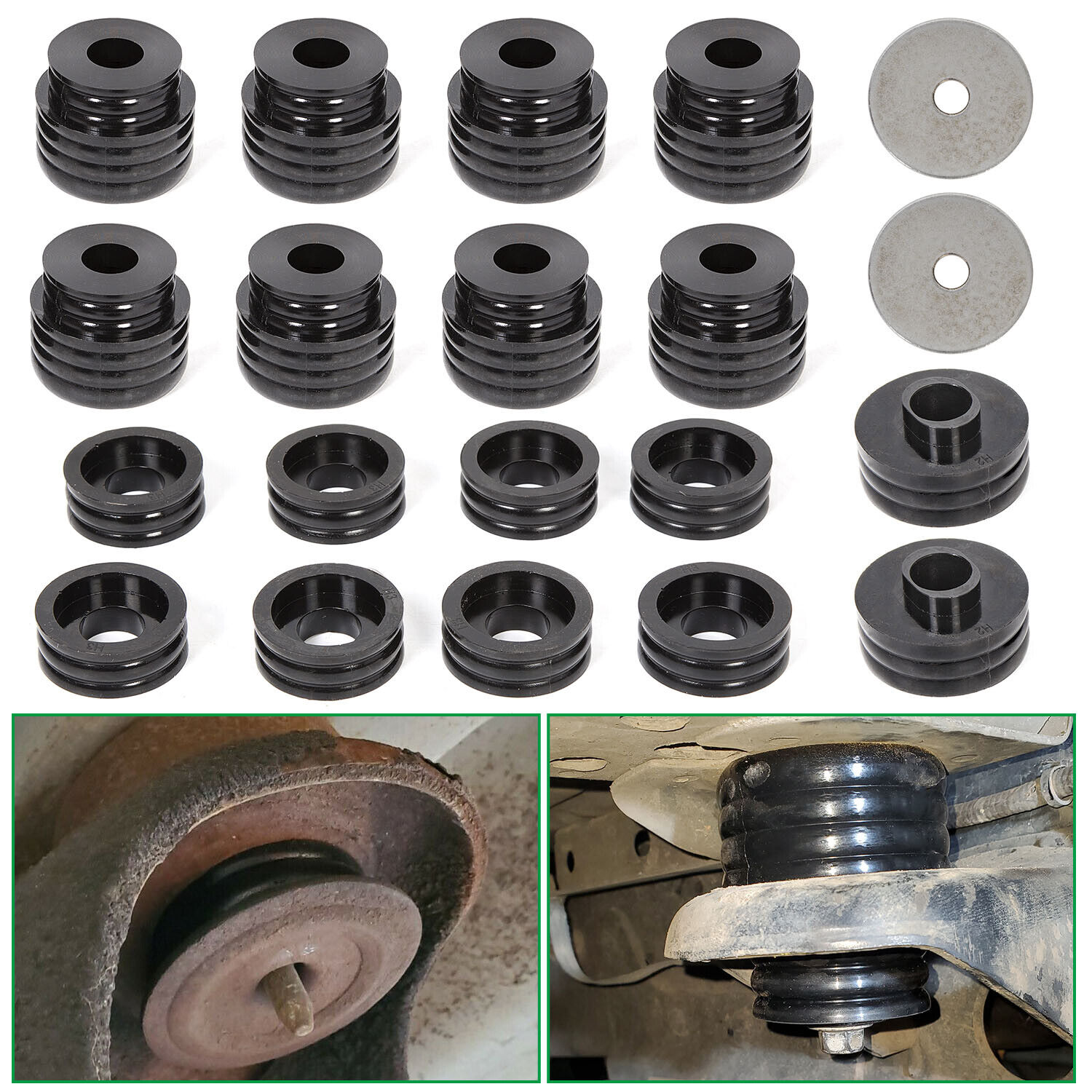 Replacement Body Cab Mount Bushings Kit For 1999-17 Ford F250 F350 Super Duty