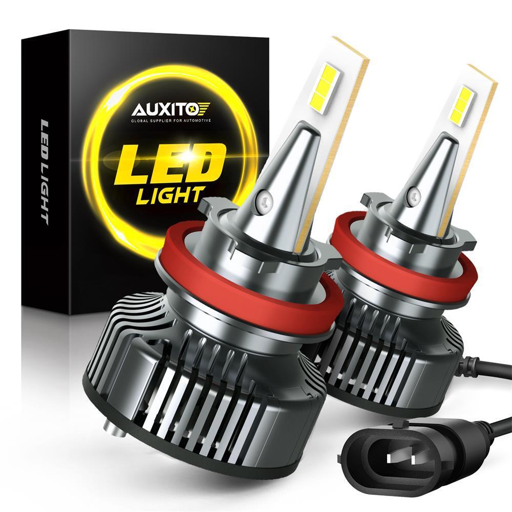 2X AUXITO H11 H8 LED Headlight Kit Low Beam Bulb Super Bright 24000LM Y13 EOA