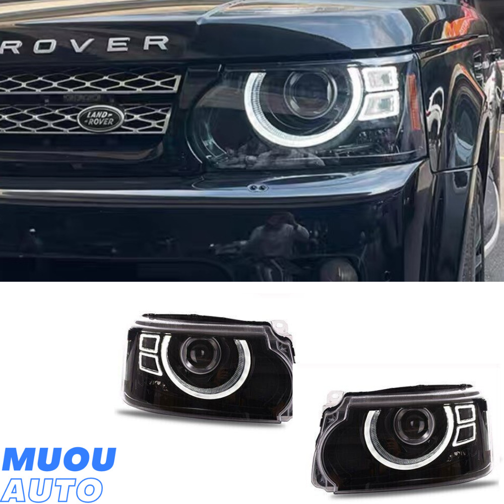 For Range Rover Sport L320 2010-12 Upgrade Defender Style Headlight Assembly L+R