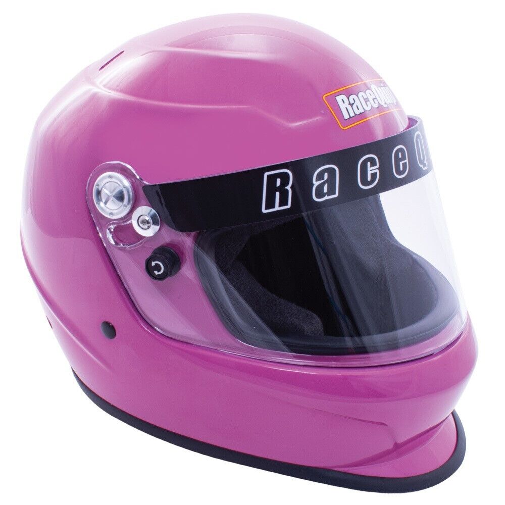 RaceQuip 2268896 PRO20 Auto Racing Driving Helmet Youth Hot Pink Gloss SFI 24.1