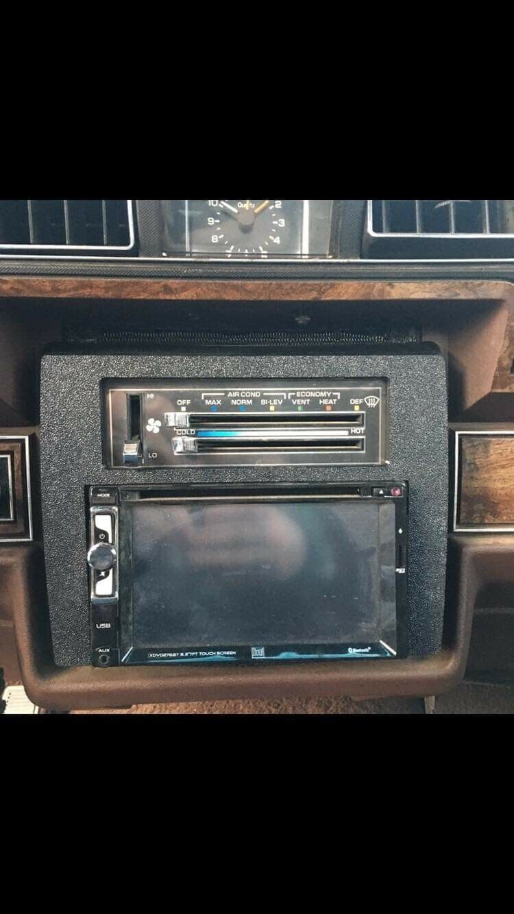 1977-1984 Caprice Box Chevy Double Din Radio Bezel