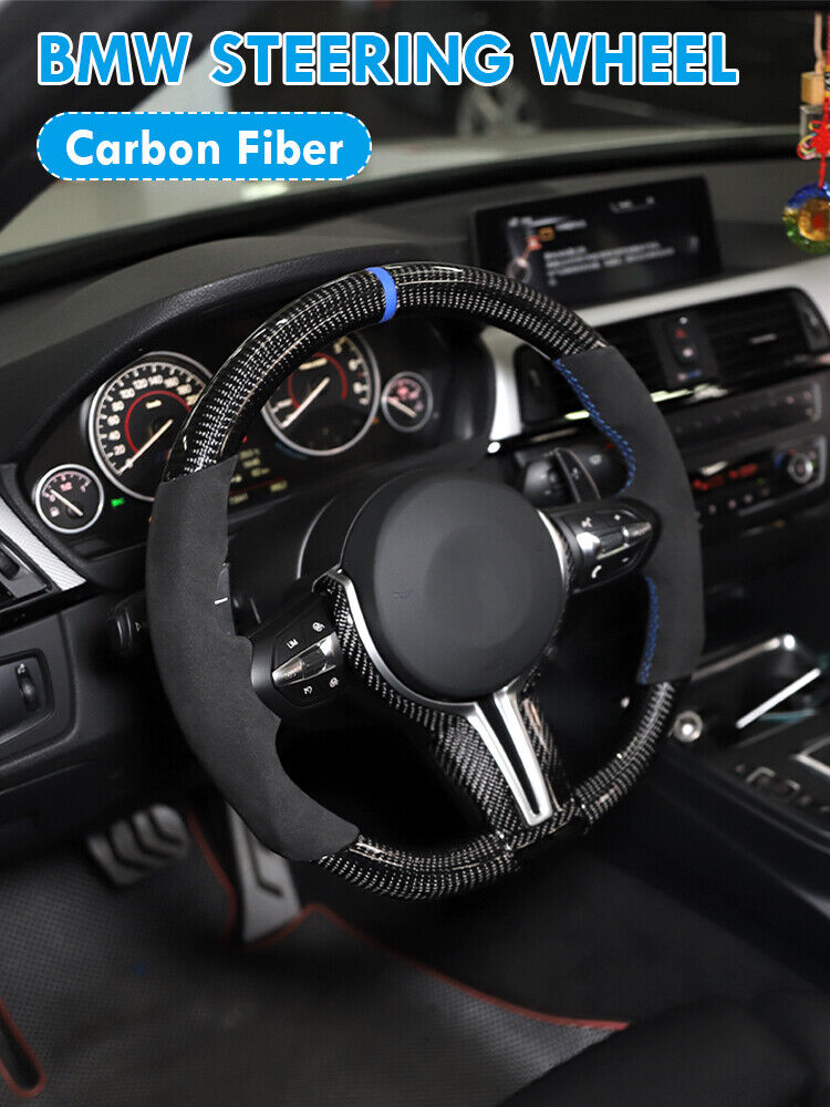 Red DTM Genuine Alcantara CARBON Steering Wheel for BMW M5 M6 F10 F12 F06 F07