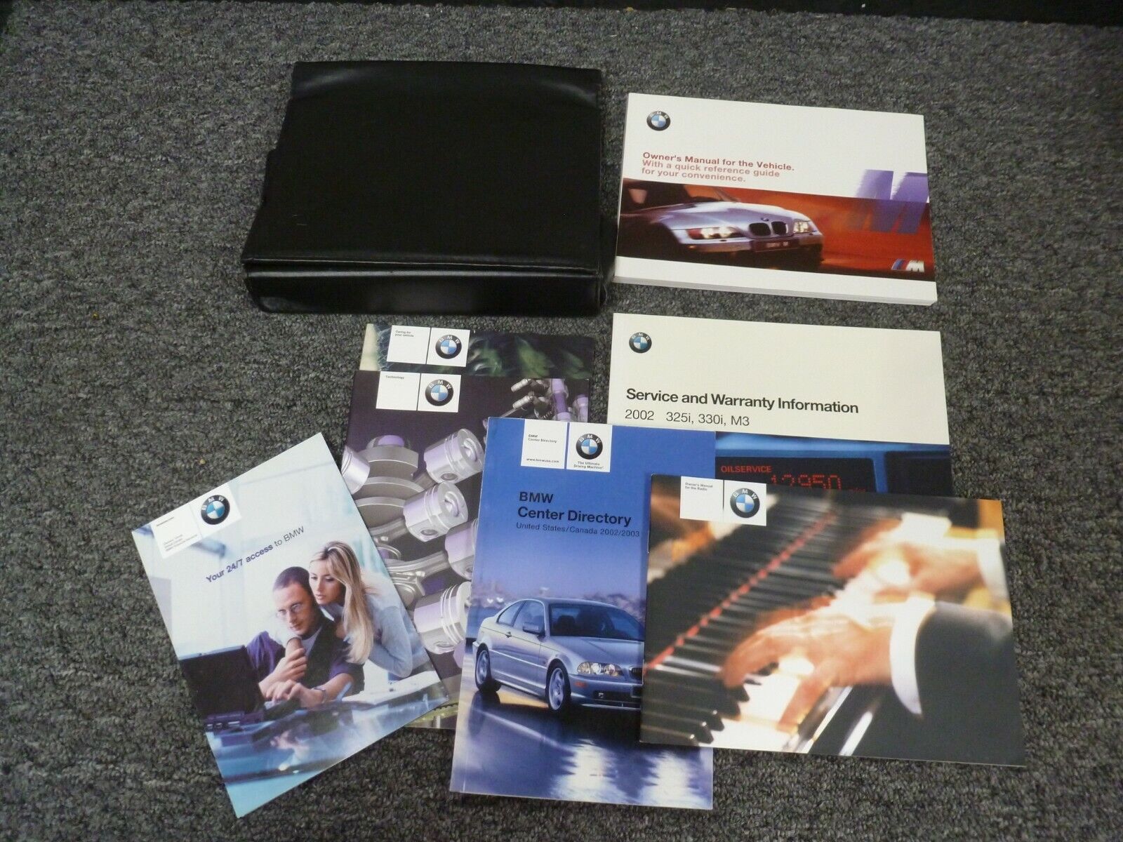 2002 BMW M Roadster M Coupe Owner Operator Manual User Guide Set 3.2L