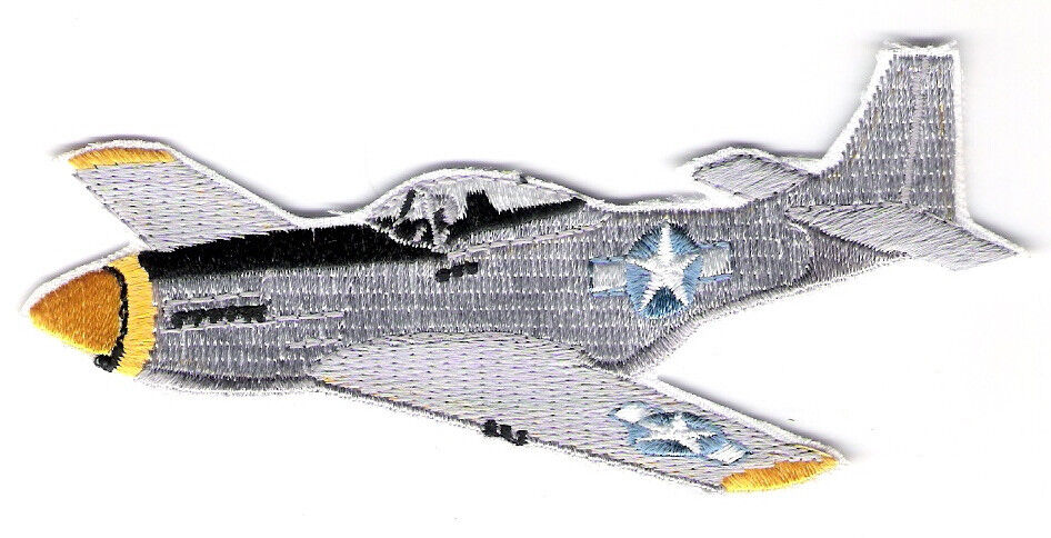 P51 MUSTANG Aircraft Airplane Aviation Collectable Military Embroidered Patch