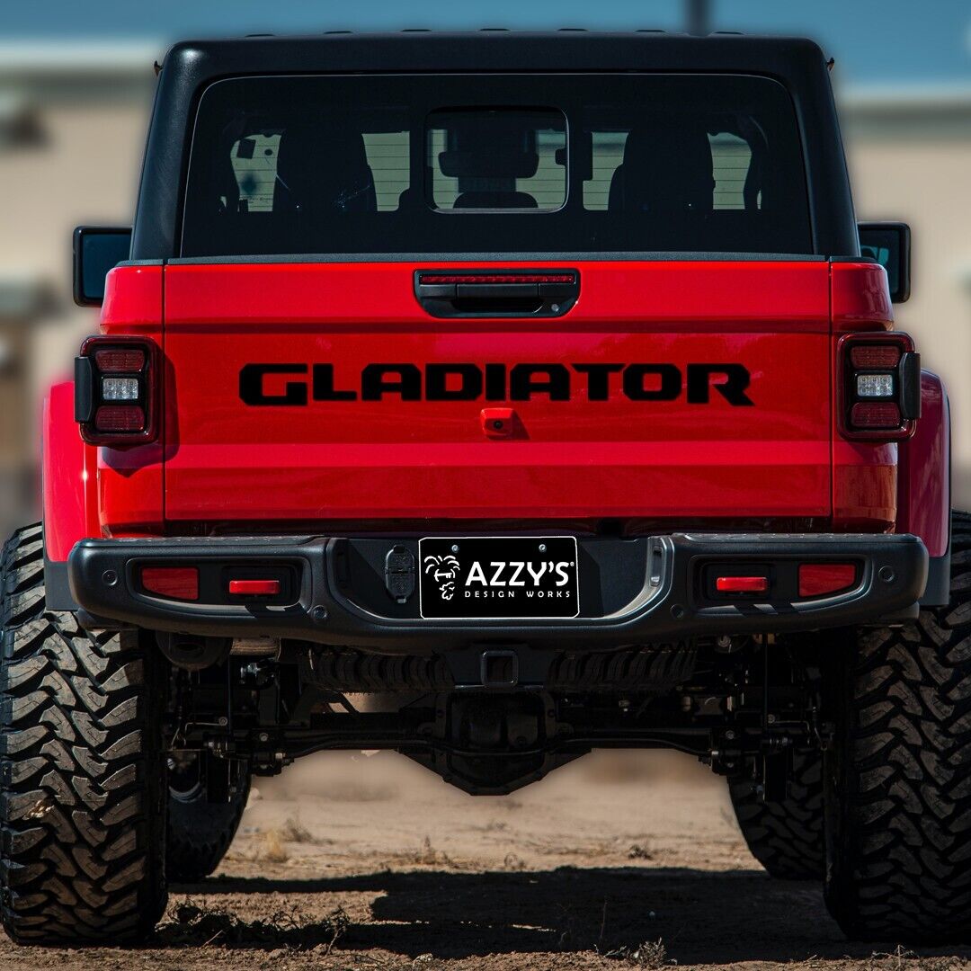 Jeep Gladiator 2019-2022 Tailgate Emblem Kit Official MOPAR (Black) - USA Made