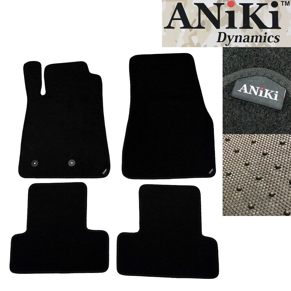 ANiKi Custom Premium Nylon Thick Black Carpet Floor Mat Fits 05-14 MUSTANG COBRA