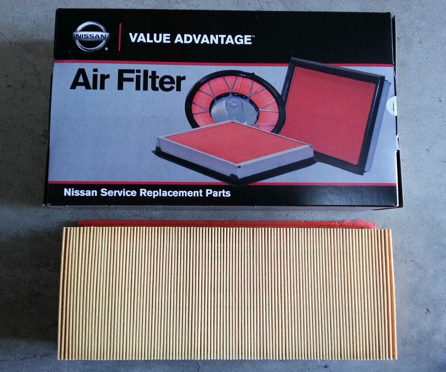 Genuine OEM Nissan Altima Engine Air Filter  4 cyl 07-12 AF54M-JA00J-NW AF5703