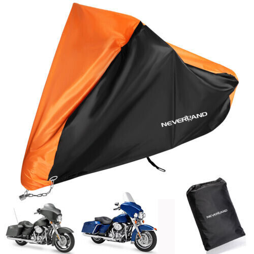 3XL Motorcycle Cover Waterproof Storage For Harley Davidson Street Glide Touring