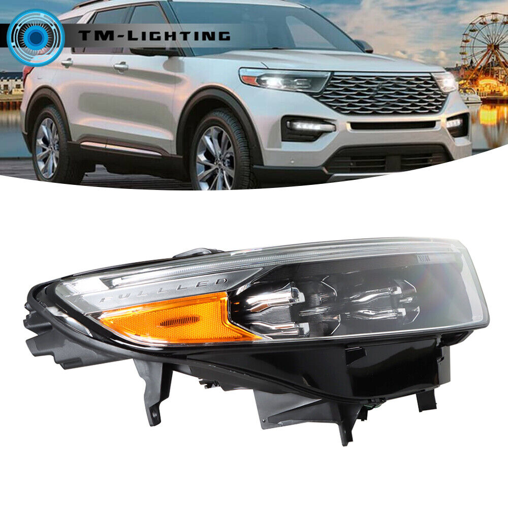 For 2020-2021 23 Ford Explorer XLT/Limited LED Headlight Passenger Side Headlamp