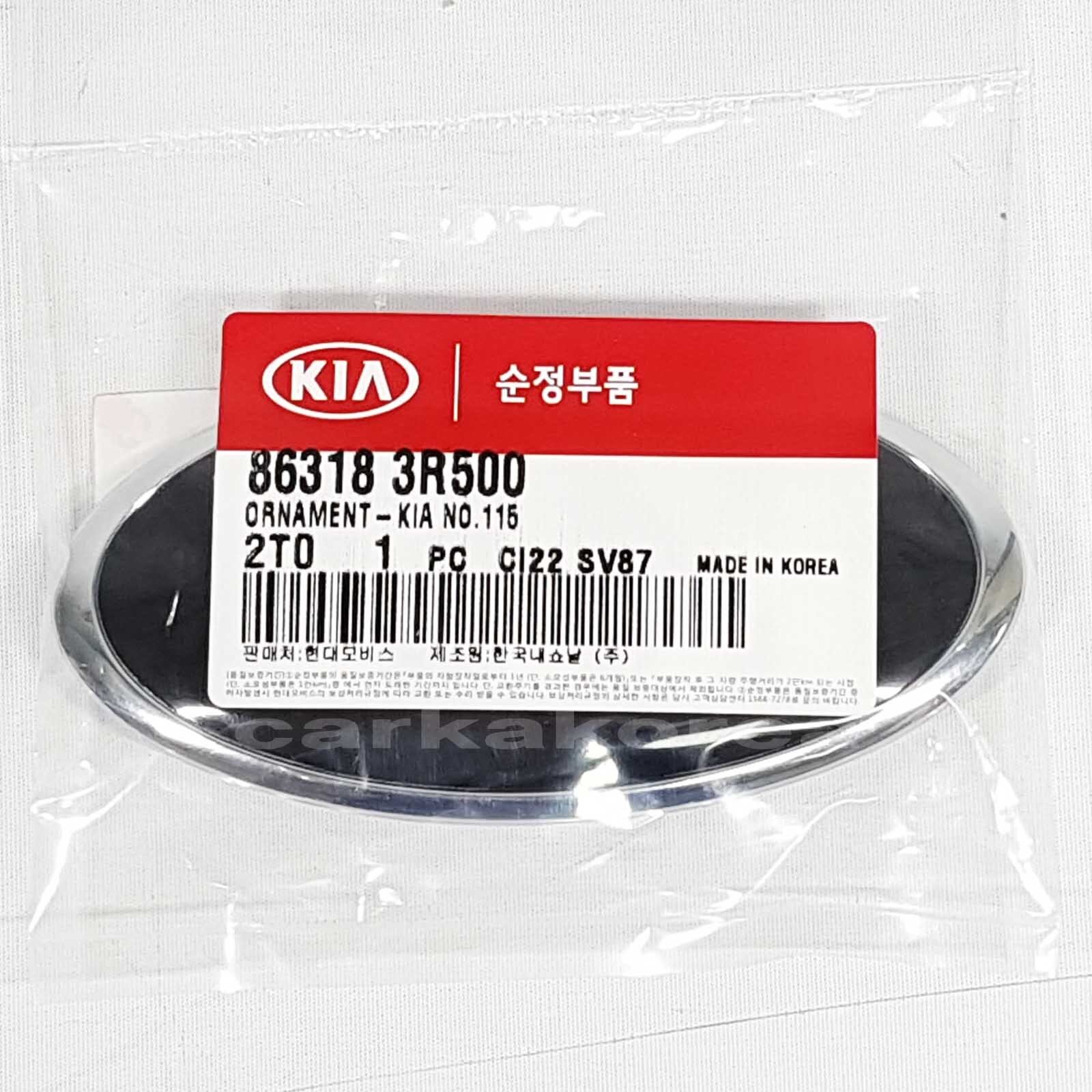 Genuine 863183R500 Front Grille 'KIA' Emblem For KIA Cadenza K7 : 2014-2016
