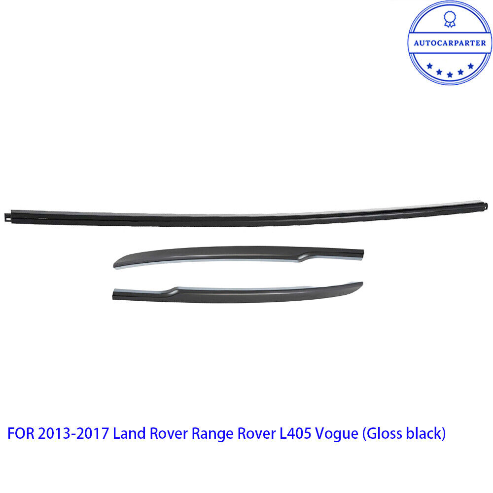 3PCS For 2013-2017 Range Rover Vogue L405 Bumper Grille Body Molding Trim Kit