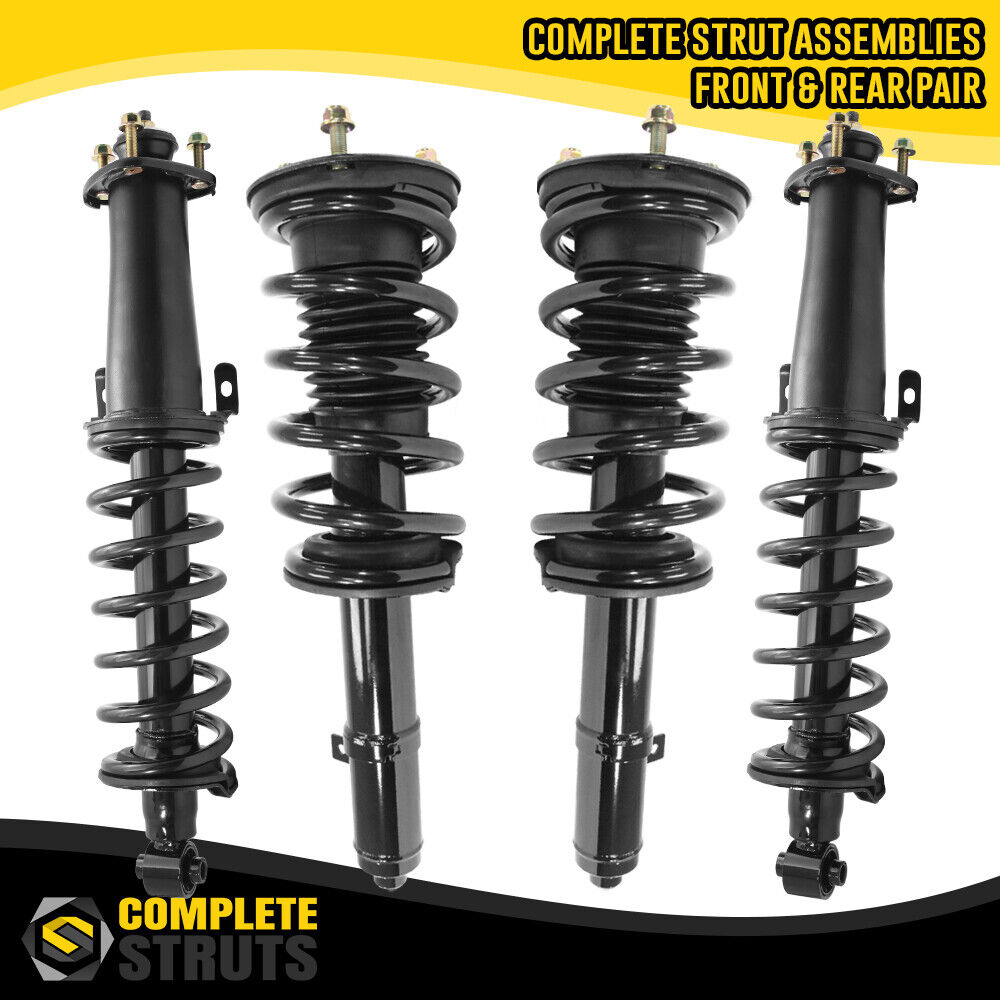 Front Complete Struts & Rear Shock Absorbers for 2006-2013 Lexus IS250 AWD