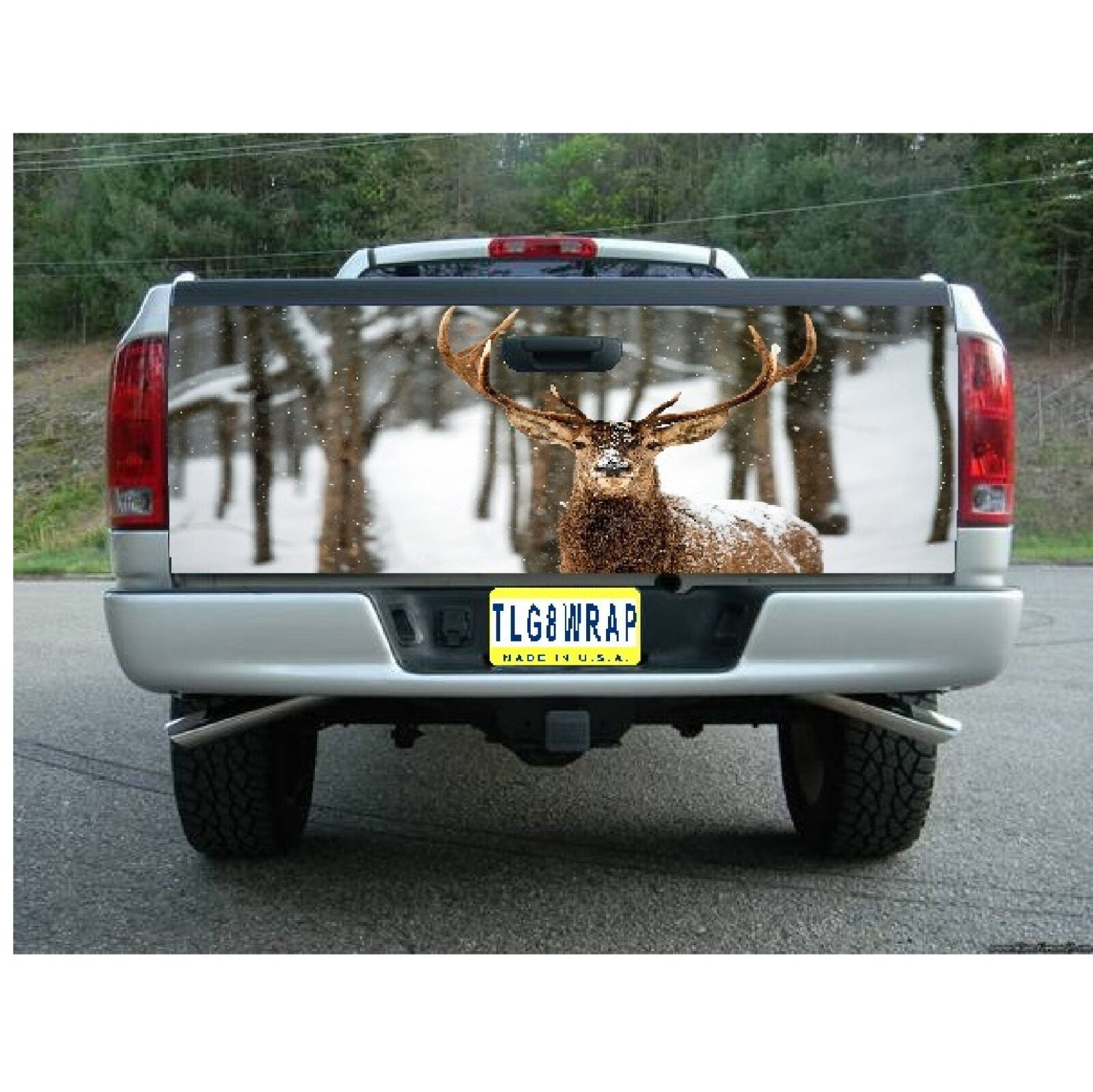T80 DEER HUNTING BUCK Tailgate Wrap Vinyl Graphic Decal Sticker LAMINATED