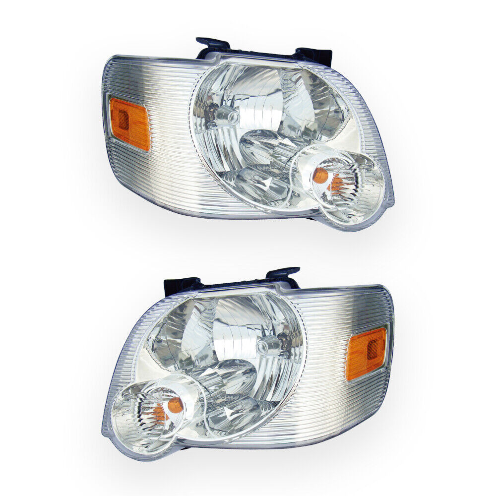Headlights for 06-10 Ford Explorer/07-09 Sport Trac Left & Right Side Pair/Set
