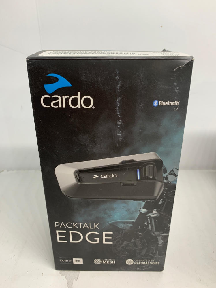 Cardo PACKTALK Edge Motorcycle Bluetooth Communication System Headset Intercom -