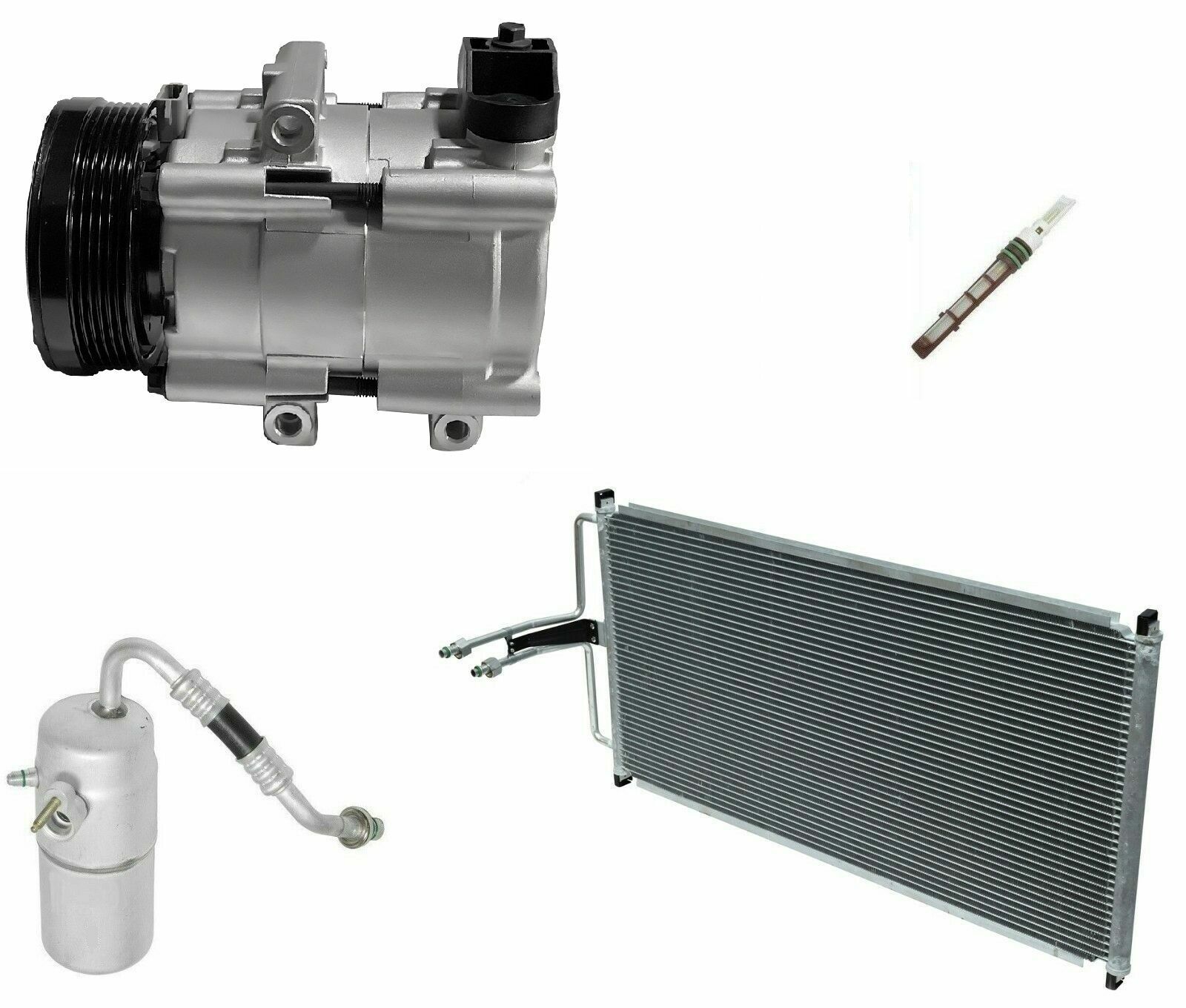 NEW RYC AC Compressor Kit With Condenser AD04A-N Fits F-150 4.6L 5.4L 2005 2006
