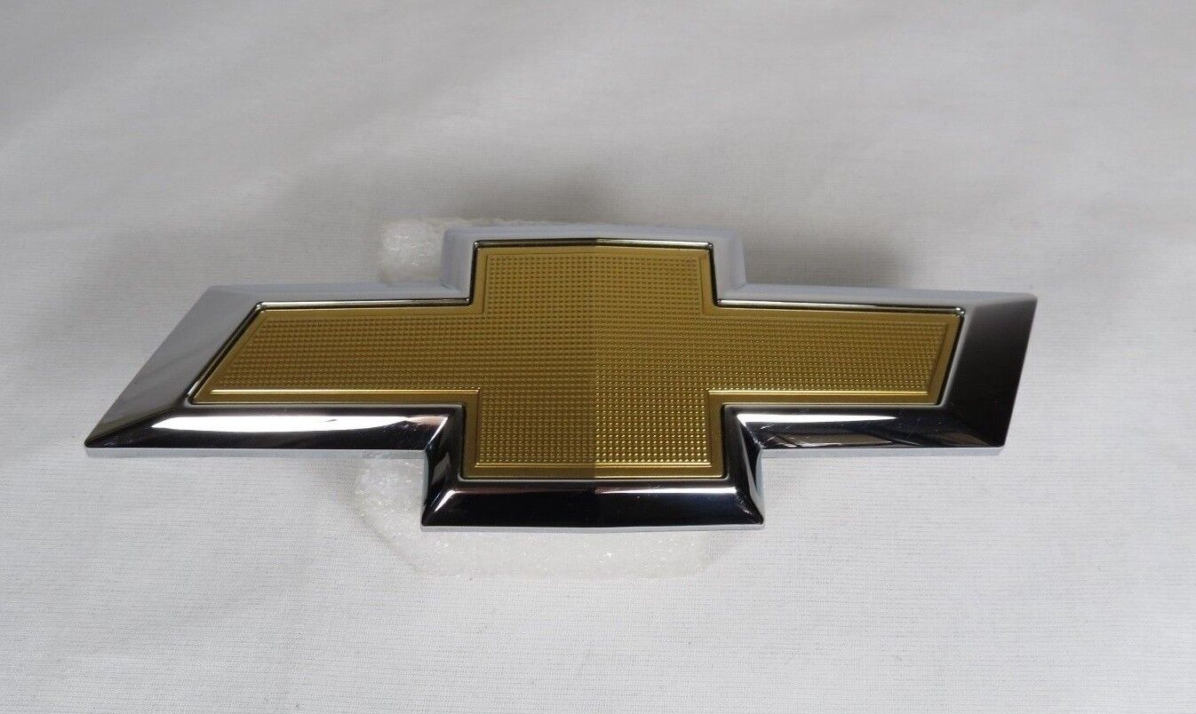 16-17 CHEVY EQUINOX GRILLE EMBLEM OEM GRILL GOLD BOWTIE BADGE sign logo symbol