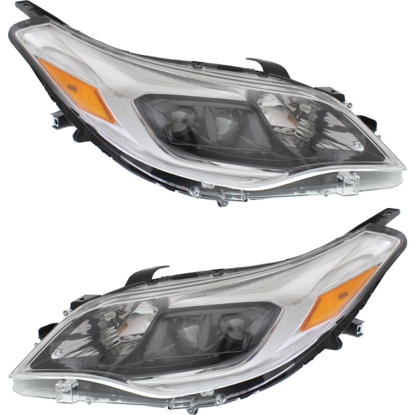Headlight Set For 2013-2015 Toyota Avalon Driver and Passenger Side w/ bulb