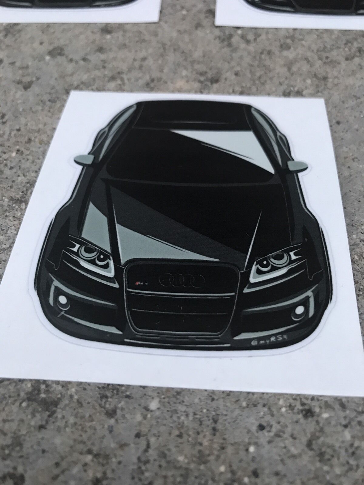 Audi RS4 sticker weatherproof vinyl 