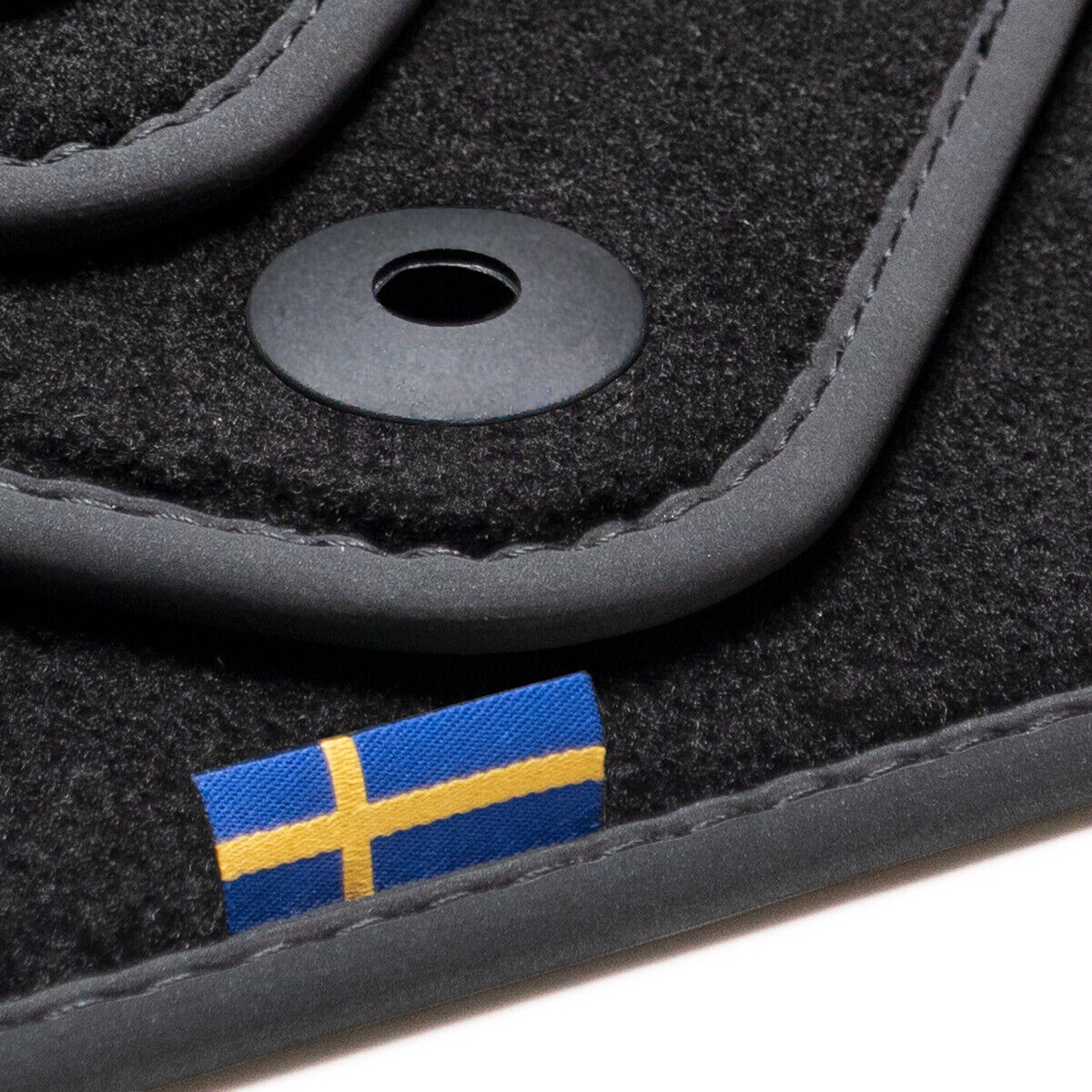 For Volvo C30 Black Carpet Car Mats 4pc– 2006-2013 OEM quality R Design