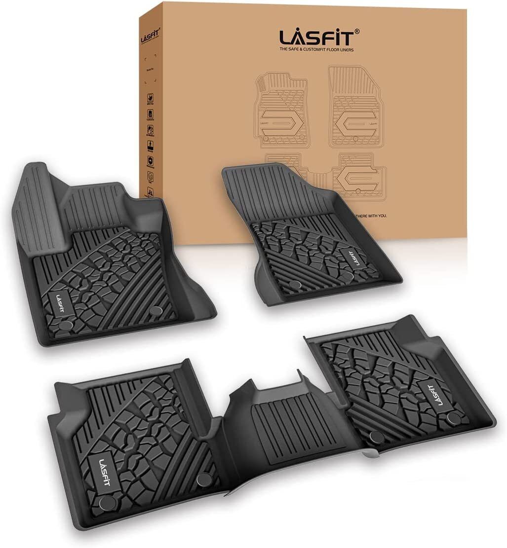 For 2017-2023 Jeep Compass Front&Rear Black Carpet Floor Mats Liners Waterproof