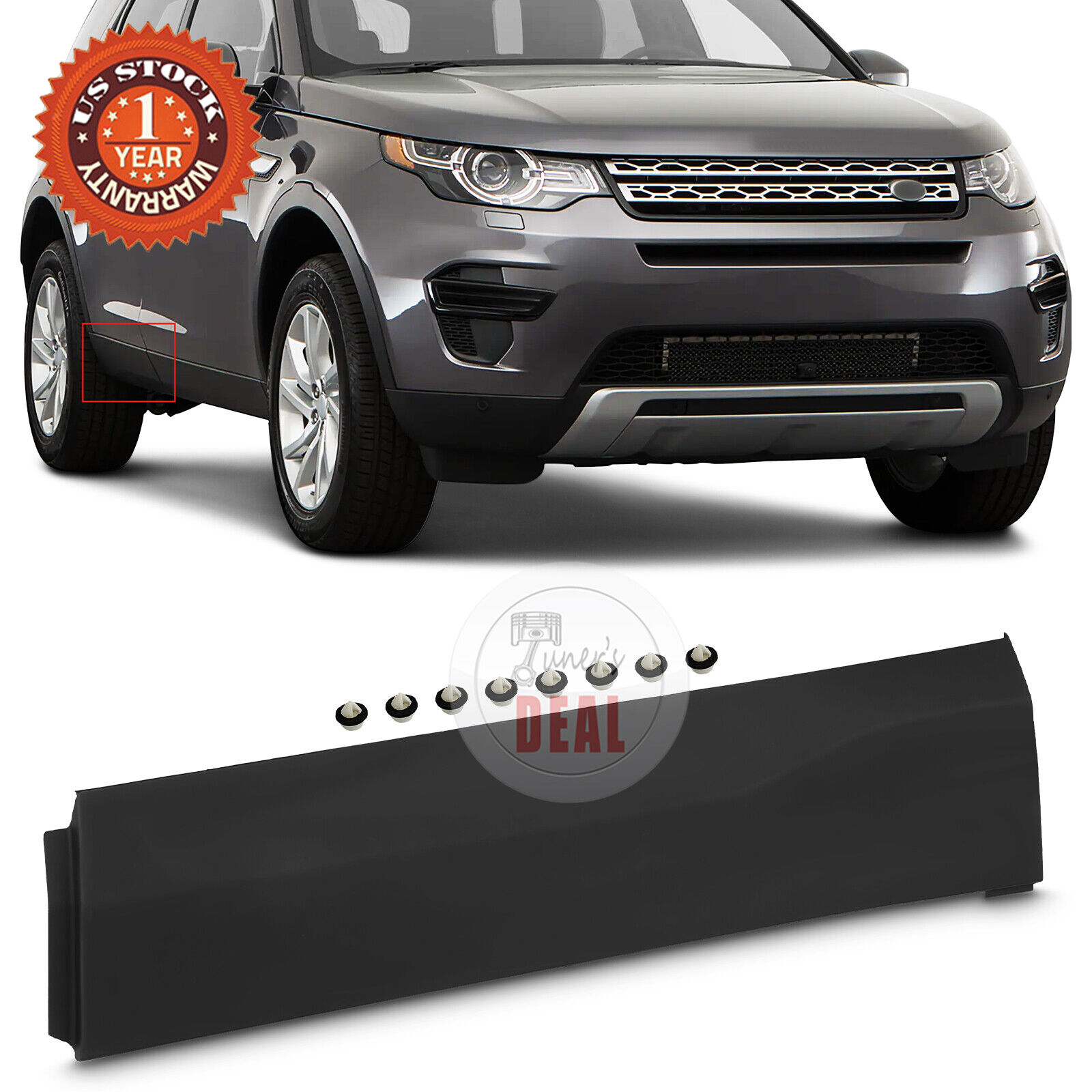 Rear Right Door Side Moulding Trim Panel For Land Rover Discovery Sport 2015-19