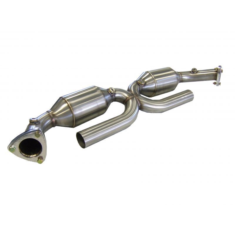 Porsche 911 996 Carrera 200 Cell High Flow X-Pipe Sports Catalytic Converters