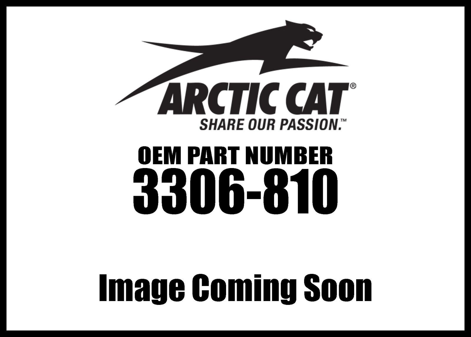 Arctic Cat Wildcat Trail Lime Engine 700 Zk 3306-810 New Oem