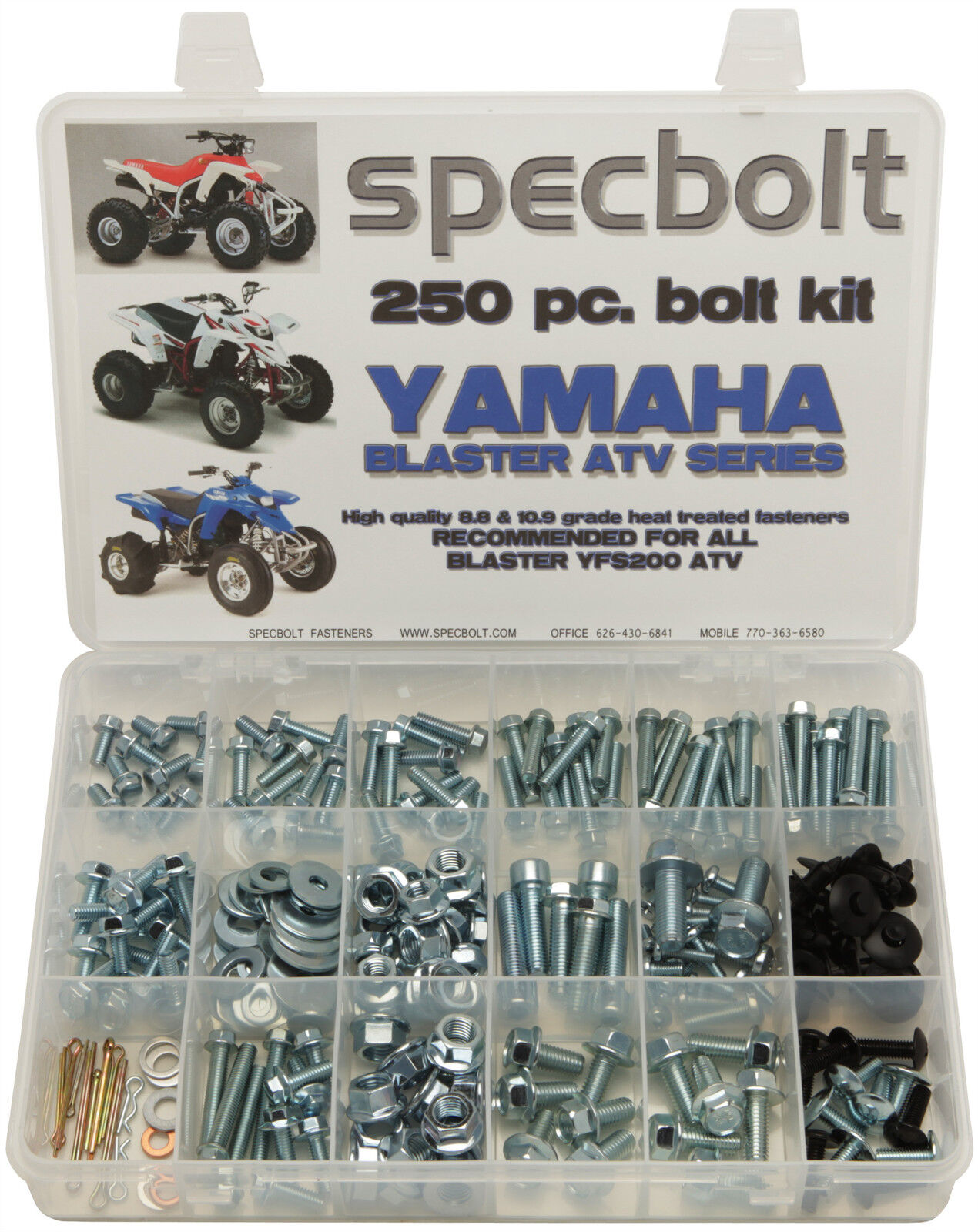 250pc Bolt Kit Yamaha Blaster YFS200 ATV QUAD plastic body frame engine fenders