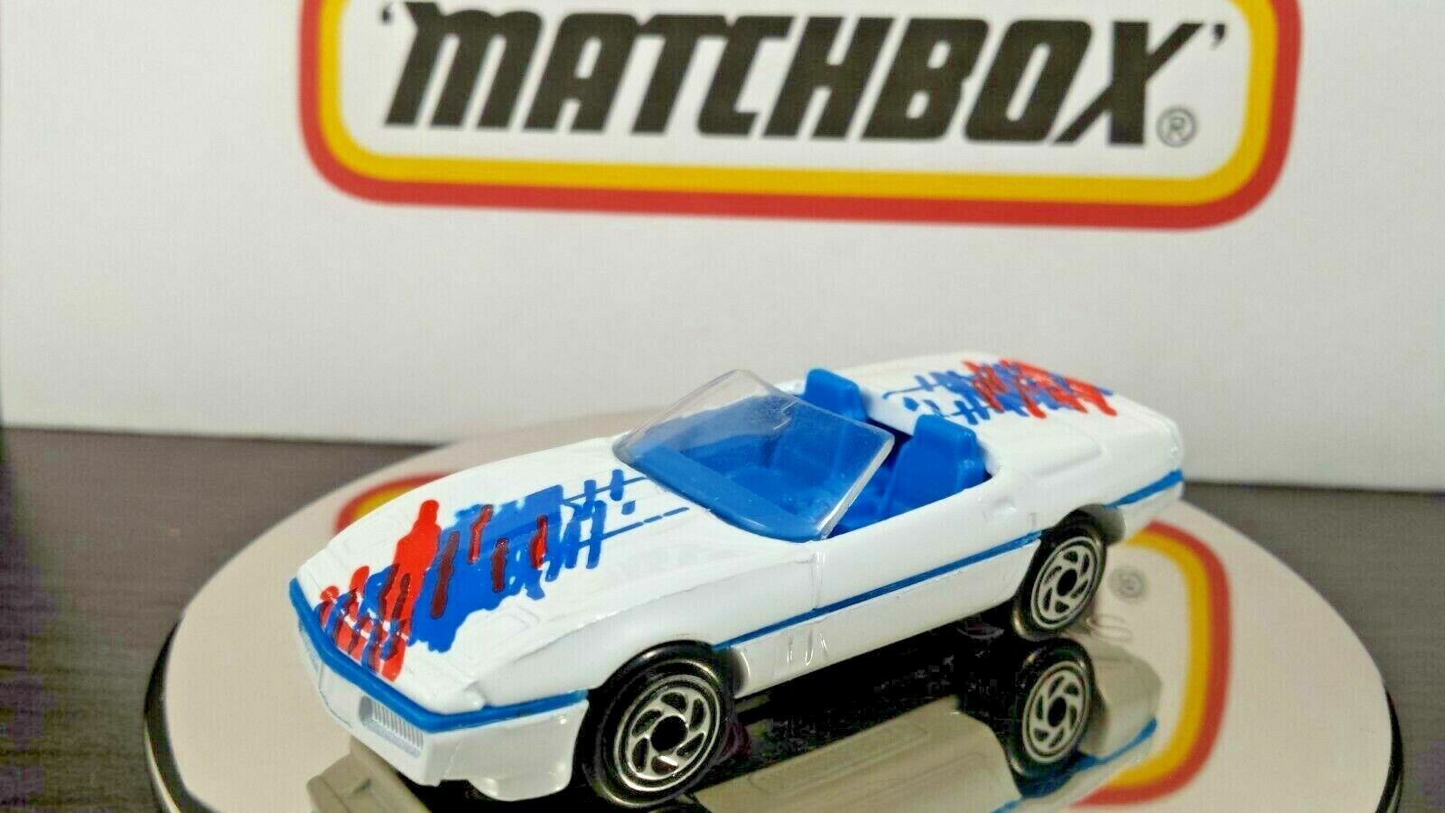 Corvette, Matchbox , SuperFast '87, white, convertible, 1996 issue
