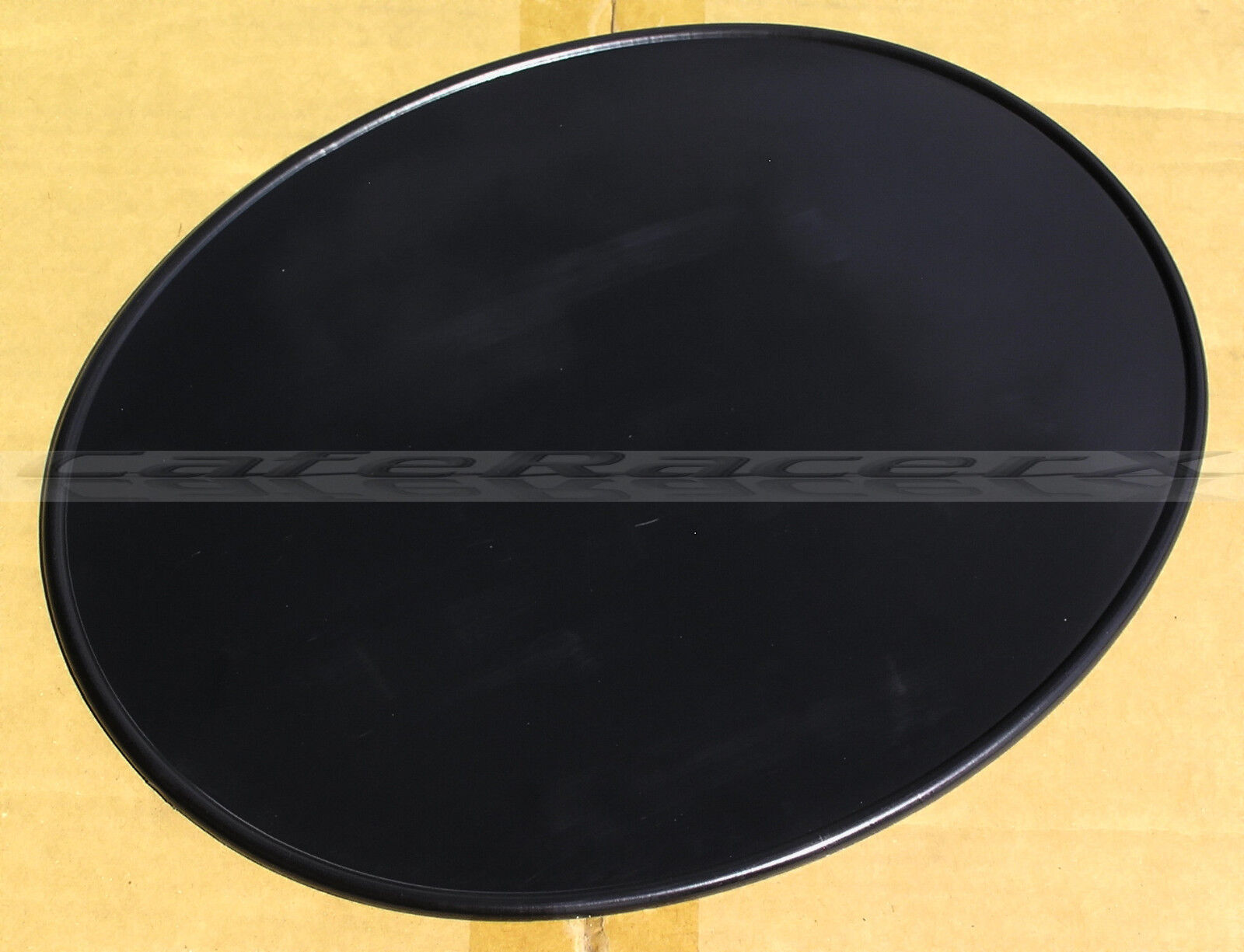 Oval Number Plate Black 9\