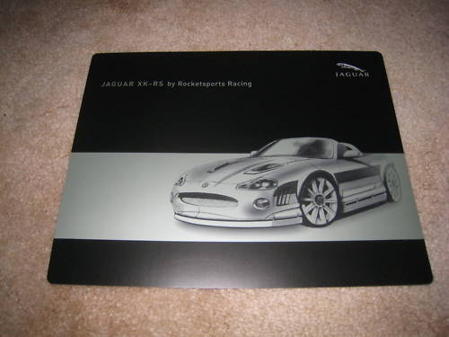 2004 Jaguar XXR XK-RS concept sales brochure 2 PG sheet Rocketsports racing