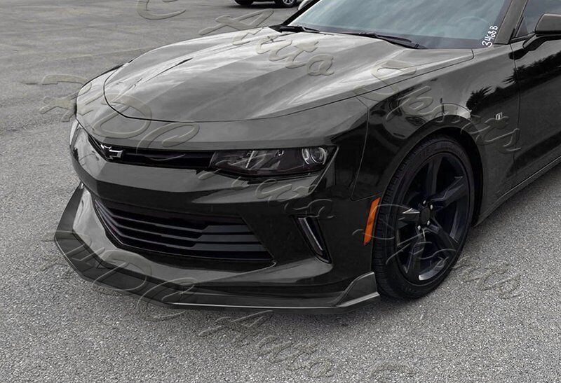 For 16-18 Chevy Camaro LT LS SS Painted BLK ZL1 Style Front Bumper Body Kit Lip