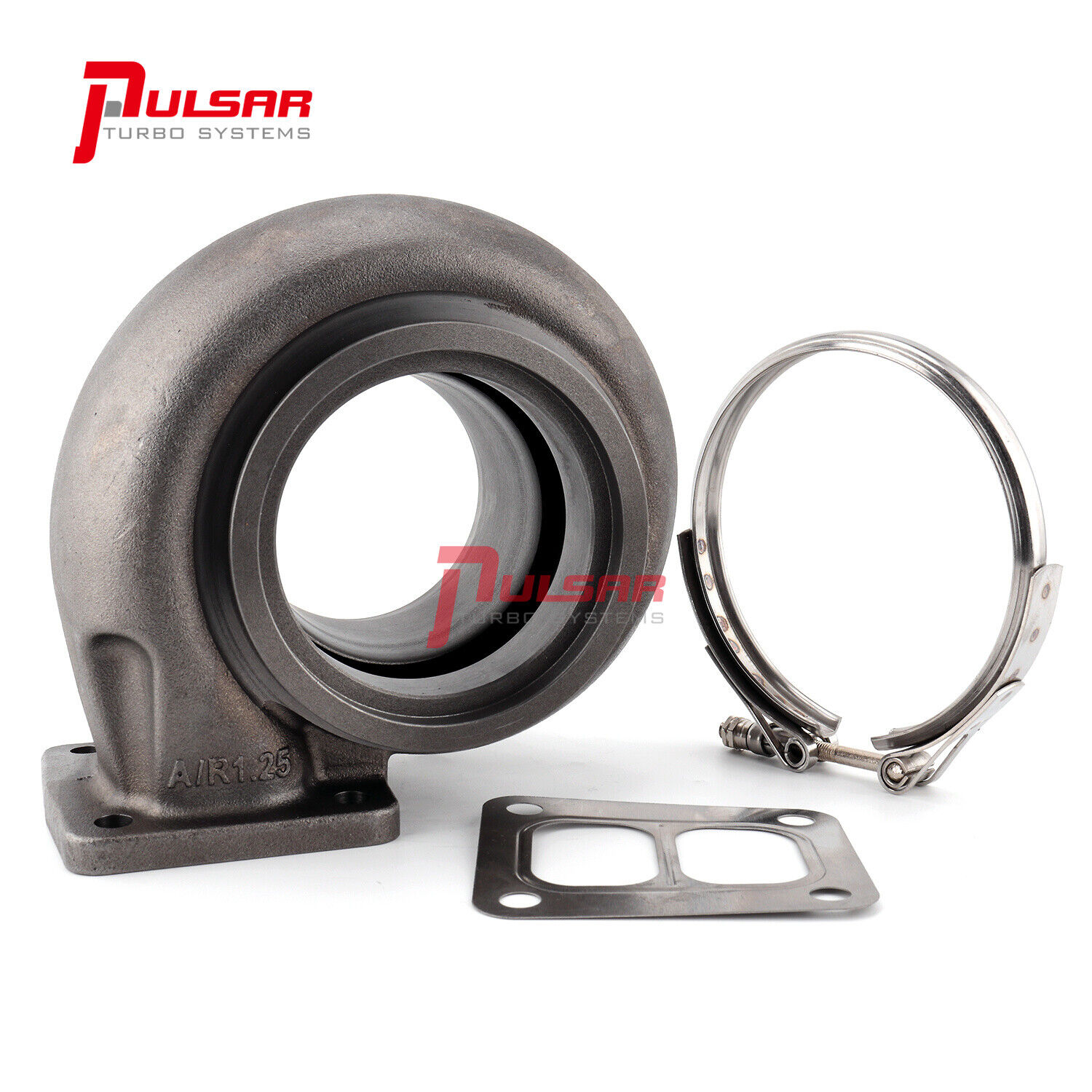 PSR T4 Divided, Vband 1.25A/R Turbine Housing for 400 Series Turbos with 96/88mm