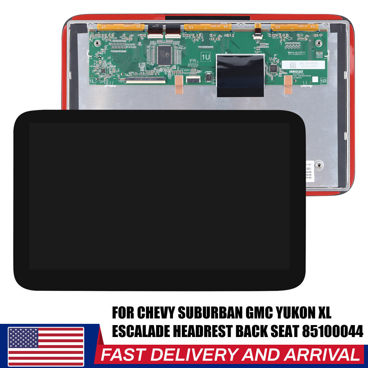 LCD DISPLAY For 2021-2024 Chevy Suburban GMC Yukon XL Headrest BACK SEAT TV DVD