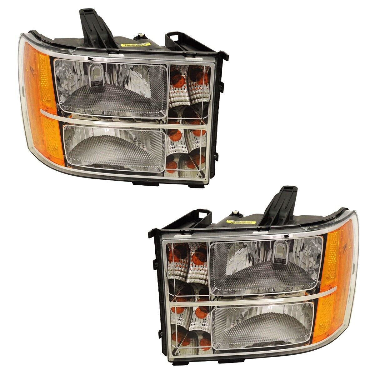DEPO Headlight Set For 2007-2013 GMC Sierra Driver & Passenger Side GM2503283