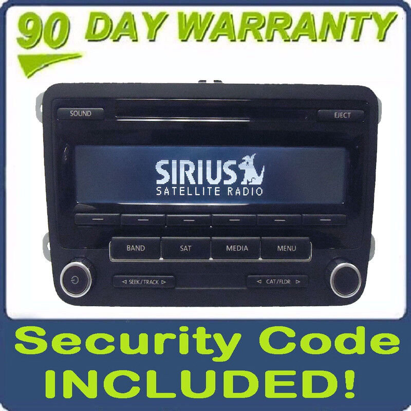 Volkswagen VW Bug Sirius Radio CD Player Satellite MP3 Disc OEM 1K0 035 164 F