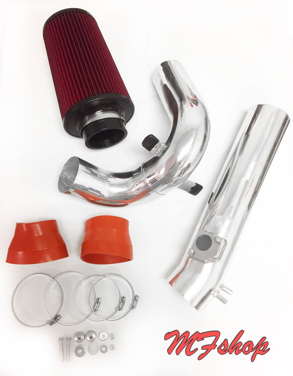 Red For 2PC 2006-2011 Mazda RX8 RX-8 1.3L Cold Air Intake Kit + Filter