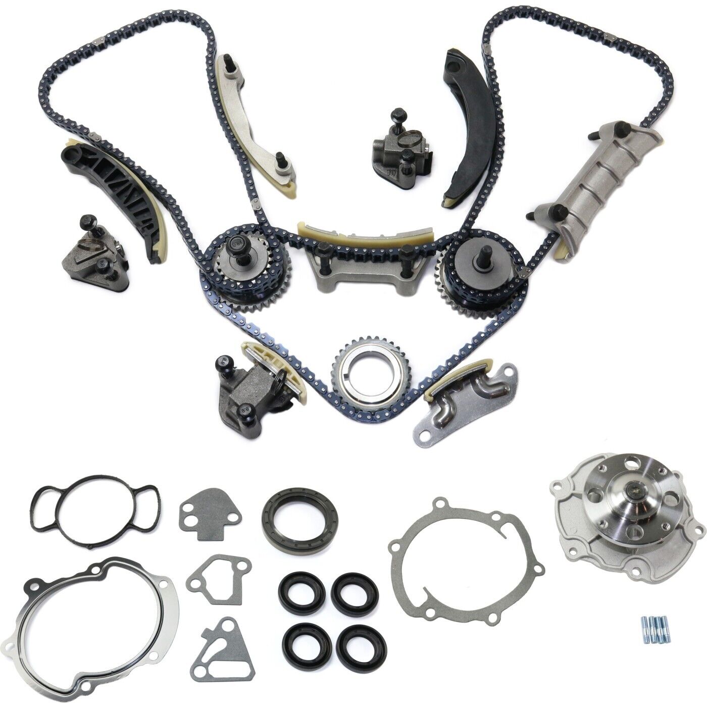 Timing Chain Kit For 2008-15 Chevrolet Equinox 3.0 3.6L with Timing Cover Gasket