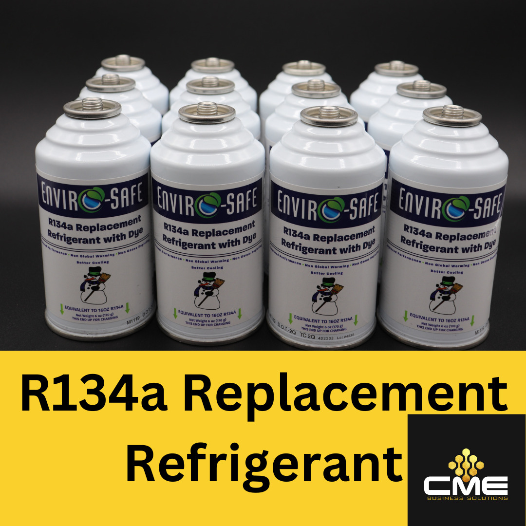 Enviro-Safe Auto Replacement Refrigerant with dye- CASE OF 12 CANS