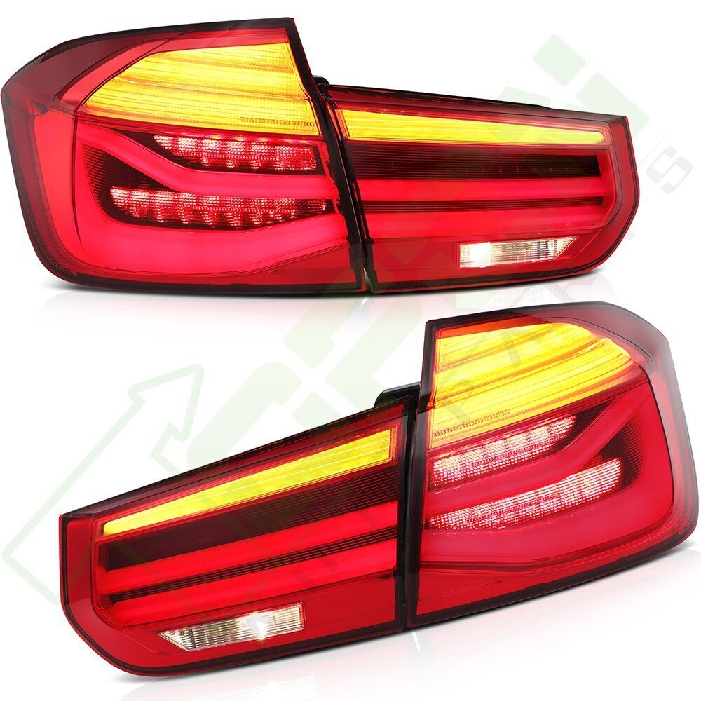Taillamps Fits 2012-2018 BMW F30 Rear Taillights Assembly w/ Reflective Bowl