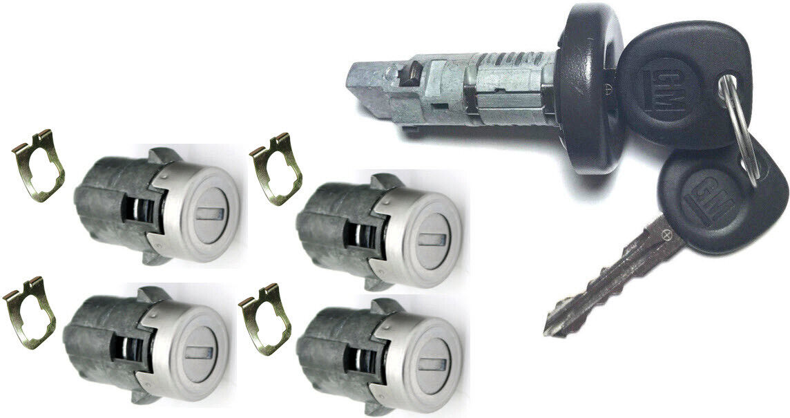 Express Savana Van 10-14 OEM Ignition & 4 Door Lock Cylinders Alike 2 GM Keys